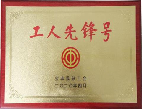 河南省安博(中国)水泥有限公司质控中心荣获“工人先锋号”荣誉                        