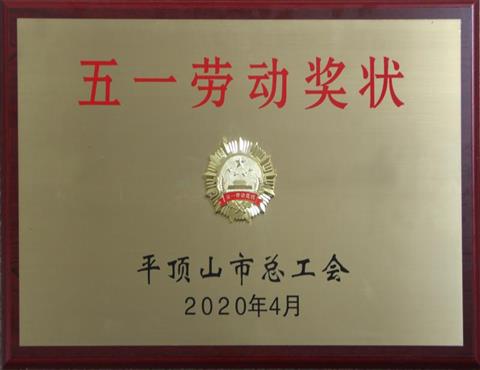 河南省安博(中国)水泥有限公司荣获 “平顶山市五一劳动奖状”荣誉                      